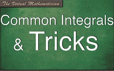 Maths Integrals Tricks 的图像结果