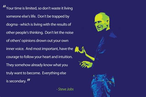 Art Emporio 'Steve Jobs - Courage' Poster (Poster Paper, 91.44 cm x 60. ...