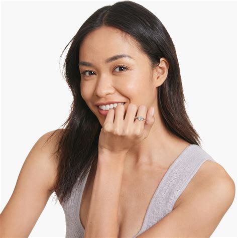 Solo Infinity Diamond Pavé Engagement Ring In 14K Rose Gold-17547r14