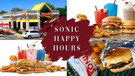 Sonic Happy Hour Menu And Time 2025