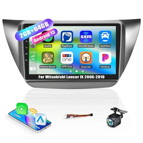 2G+64G Android 13 Car Stereo for Mitsubishi Lancer IX 2006-2010 with ...