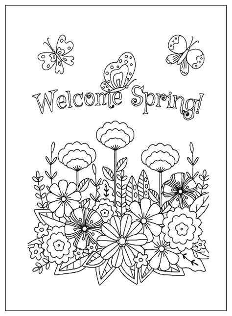 Image result for Bing Coloring Pages Spring