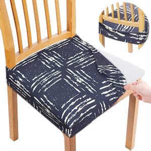 ohello Polycotton Checkered 1 Seater Chair Cover Price in India - Buy ...