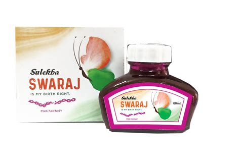 Sulekha Swaraj Fountain Pen Ink Pink Fantasy 60 ml – The Pen World