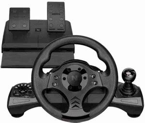 AOKO V3 Steering Wheel and Pedals Set Racing Motion Controller (Black ...