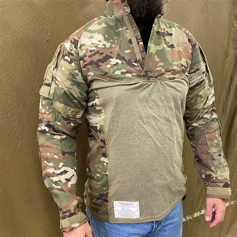 Military Combat Shirt In Solid And Camouflage Colors Authorized
