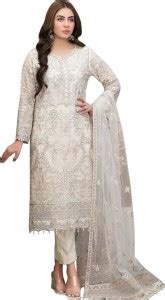 Uday Fashion Georgette Embroidered Salwar Suit Material Price in India ...