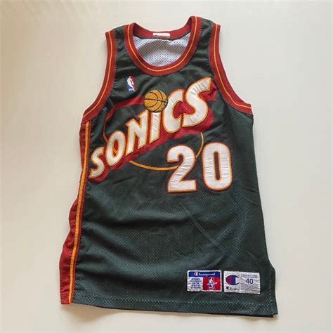 Basketball Jersey Design Sonics Jersey History Vintage Basketball ...
