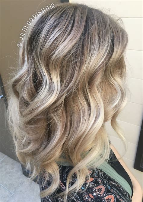 Cool ashy blonde balayage highlights with neutral shadow root Blonde ...