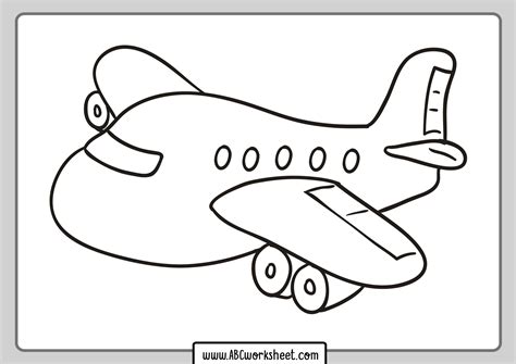 Aeroplane Coloring Pages For Kids