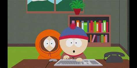 Stan using an upside keyboard S08E03 (The Passion of the Jew) : r/southpark