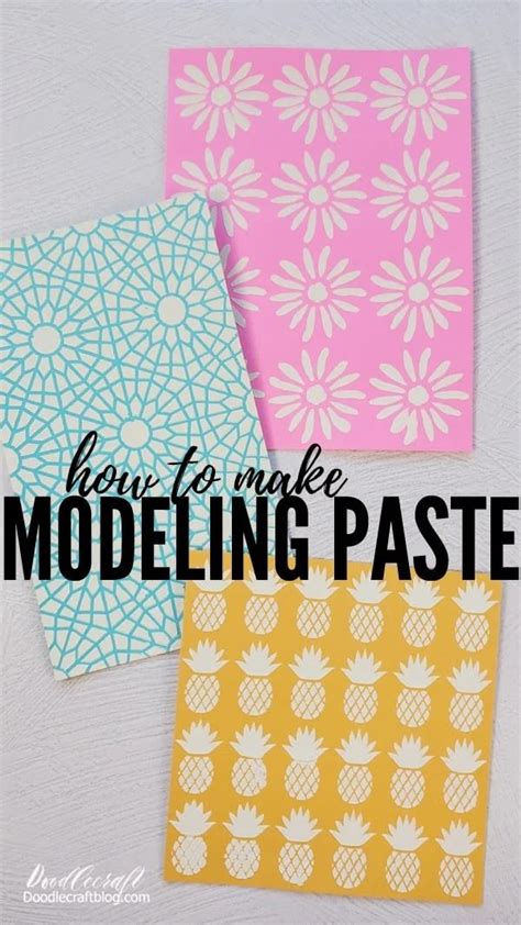 Image result for DIY Modeling Paste Recipe