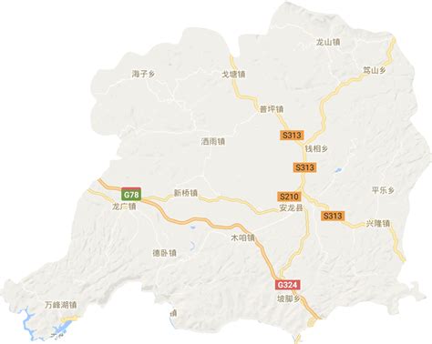 安龙县高清地形地图,安龙县高清谷歌地形地图