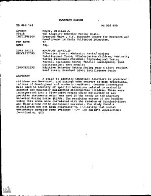 Image result for Adaptive Behavior Scale