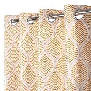 Buy uniQ Decor Kart Heavy Polyester Leef Digital Print Door Curtains ...