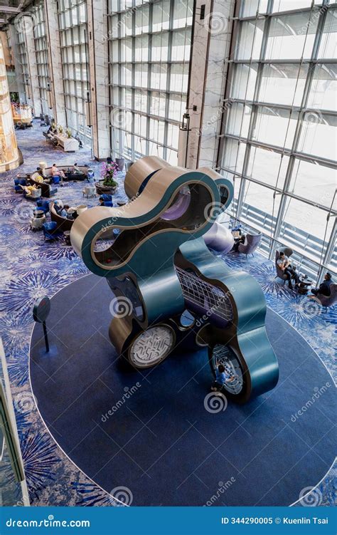 Changi, Singapore - October 24, 2024: Tourists Transiting at Singapore ...