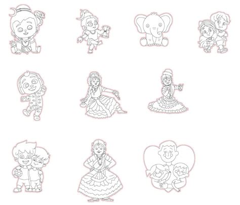 Pre Marked Base Design All Cartoon Drawing – ArtElora