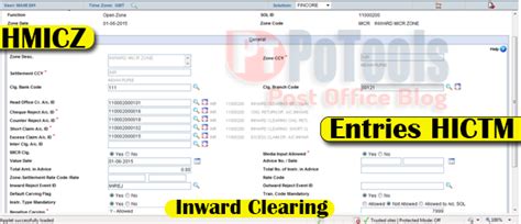 Difference between Inward and Outward Clearance and Zone Opening Menu ...