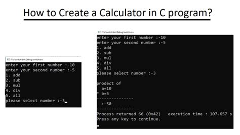 Image result for Calculator C Program Using Function