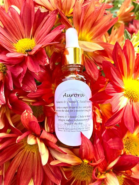 Aurora Vitamin C & Turmeric Face Serum Face Moisturizer - Etsy