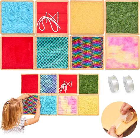 Amazon.com: Sensory Wall Panel for Kids | Textured Tiles Sensory ...