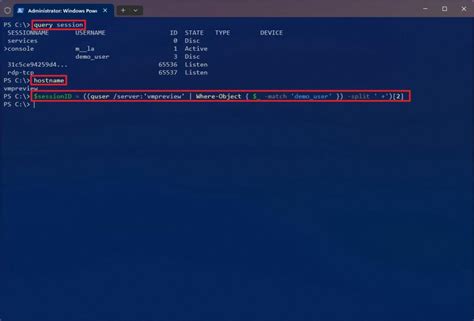 Cmd Query User Log Off 的图像结果