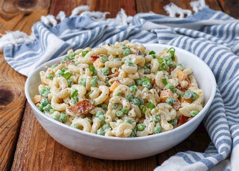 Pea Pasta Salad - Vegetable Recipes