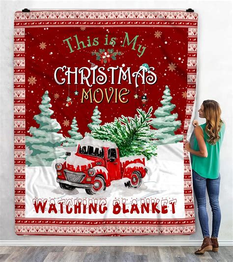 This is My Christmas Movie Watching Blanket, Snow House Xmas Tree ...