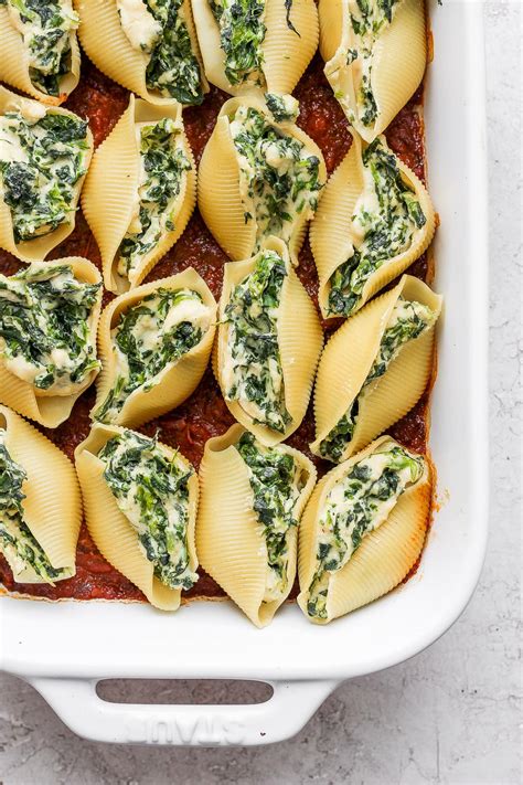 Vegan Stuffed Shells - The Wooden Skillet