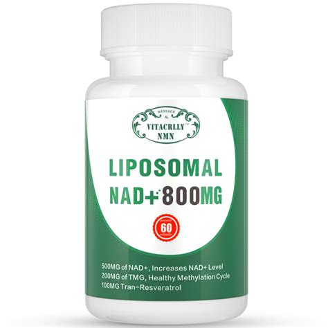 Nad Supplement Liposomal Nad Plus 800mg Nicotinamide Riboside ...