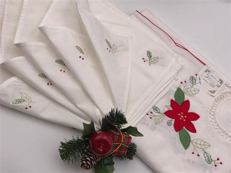 Vintage Christmas Tablecloth