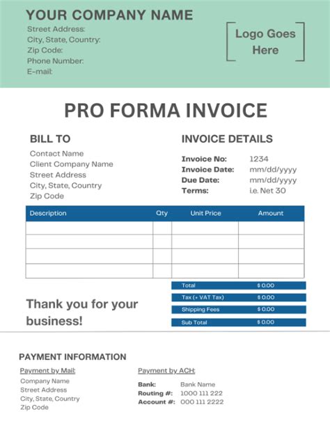 Image result for What Is a Pro Forma Invoice