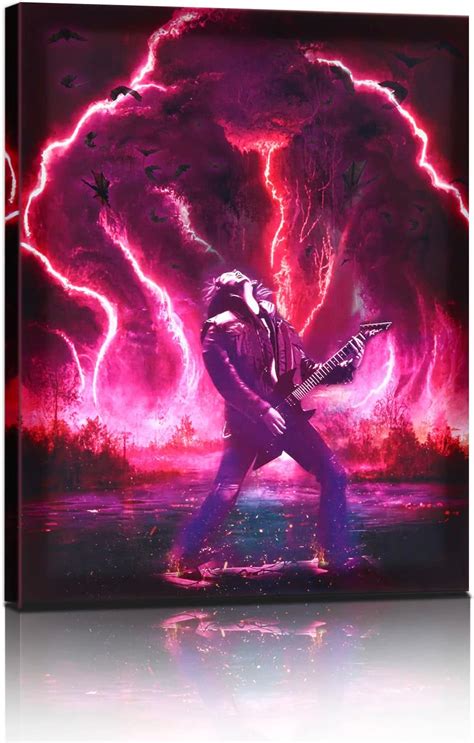 Churies Eddie Munson Poster - Season 4 - Guitar Playing India | Ubuy