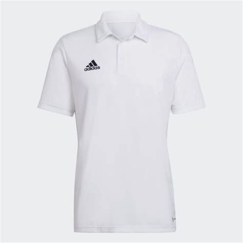 adidas Entrada 22 Polo Shirt - White | Free Shipping with adiClub