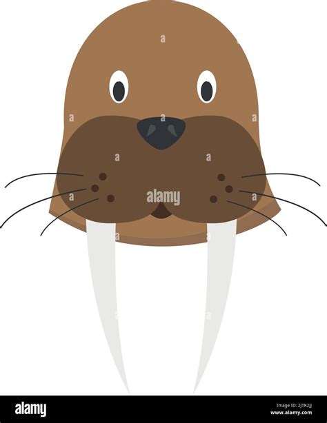 Walrus Face Clip Art