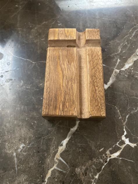 INSTOOK Handicrafts Wooden Mobile Phone Holder for Desk and Table ...