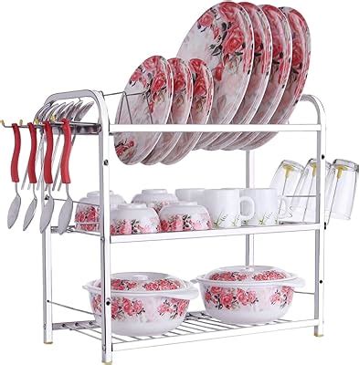 Appeasy 3-Tier Sheet - Tiered Shelf Kitchen Rack/Utensils Stand Holder ...