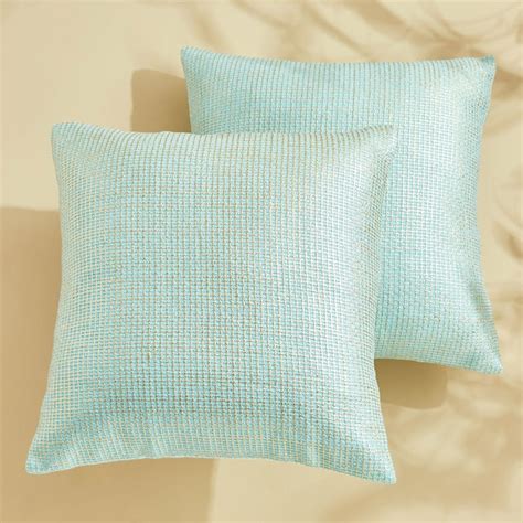 Buy Celestial Set of 2 Foil Print Cushion Covers - 40x40cm from Home ...