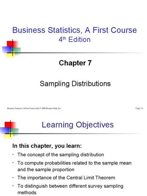 Sample and Sampling Distribution Statistics Chapter One 的图像结果
