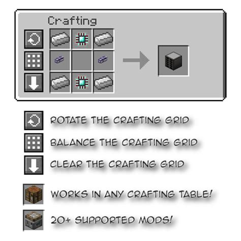 Image result for Minecraft Crafting Table Grid
