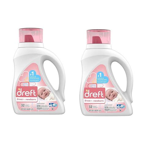 Dreft Stage 1: Hypoallergenic Baby Laundry Detergent, Newborn Liquid ...