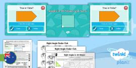 Angles Equal to, Greater Than, or Less Than, a Right Angle