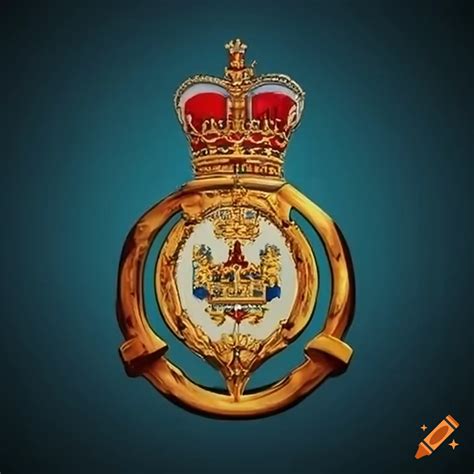 An uncanny picture of the british royal military police logo