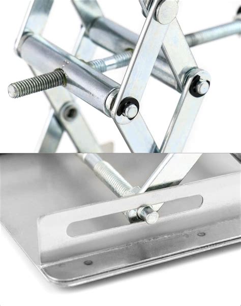 QWORKÂ® 4x4 Lab Jack Stand Stainless Steel Router India | Ubuy