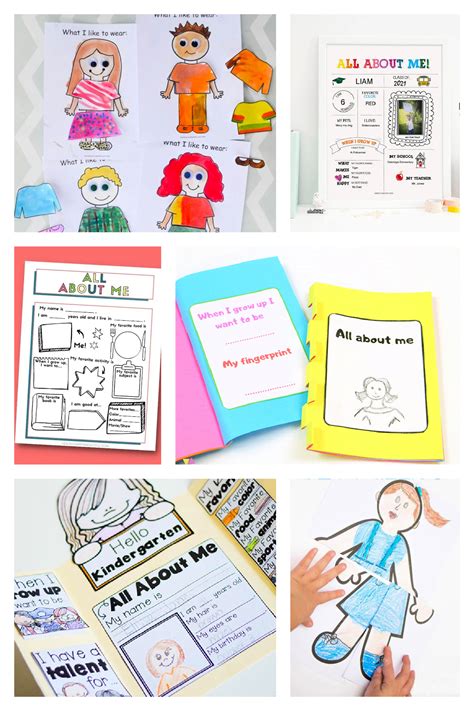All About Me Preschool Printables