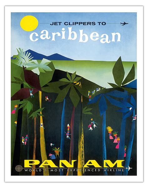 Jet Clippers to Caribbean - Pan American World Airways - Vintage ...