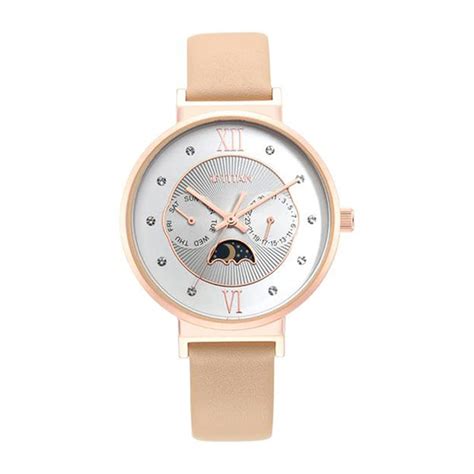 Buy Titan Womens 36 mm Ladies Slimline II Silver White Dial Leather ...