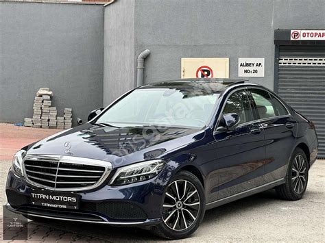 TİTAN MOTORS 2021 MERCEDES BENZ C200 D 66 BİN KM EXCLUSIVE 160HP - satisgaranti.com