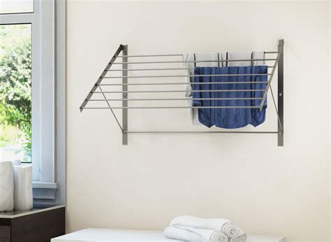 Rebrilliant Wall Mount Clothes Drying Rack & Laundry Room Organizer, 6. ...