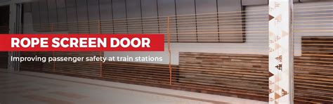 Rope Screen Door (RSD) System for Platform Safety | JMV